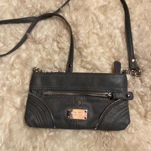 Nine West charcoal grey cross body bag